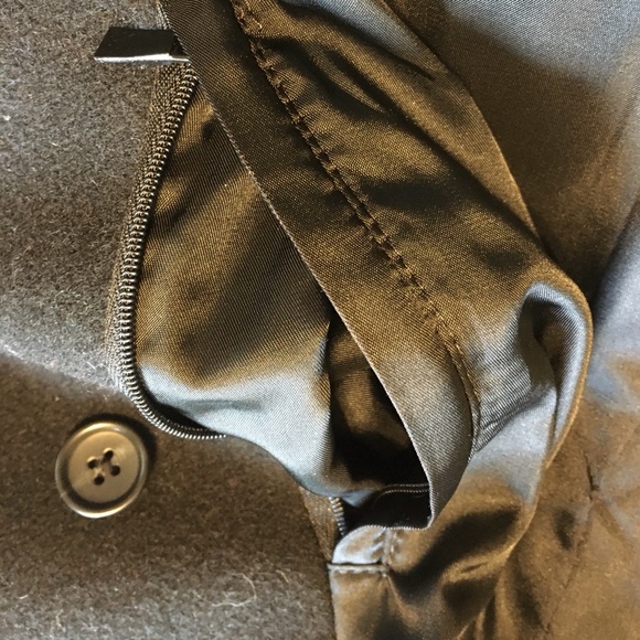 ☘️EXPRESS Wool Black Double Breasted Peacoat☘️ - Picture 4 of 6